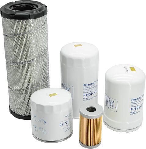 طقم مرشح مناسب لجرار Kubota L2501 L2800 L3200 L3400 L3700SU L3800 HST استبدال HH164-32430 6A320-59330 HH3A0-82623 HHK70-14073 TA040-93230 in Saudi Arabia