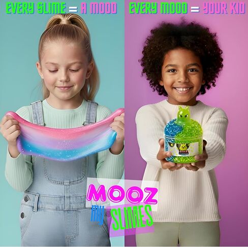 Unicorn Cloud Slime Kit – Blue & Pink Sensory Slime for Kids, Non-Sticky & Scented Cloud Dough, Squishy, ASMR Fun, Axolotl Charm & Mix-Ins, Gifts for Girls & Boys Ages 5–12 & Teens, 7oz, MOOZ Magic in Saudi Arabia