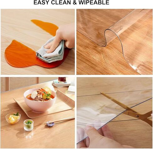 Office Chair Mat for Hardwood Floor, 38"x 43" Clear Office Desk Chair Mat, 1mm PVC Heavy Duty Floor Protector Mats for Computer Rolling Chair in Saudi Arabia