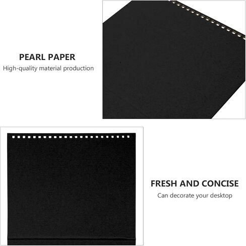 Zerodeko 12Pcs DIY Desktop Calendar Base Iridescent Paper Shelf Stand for Office Bedroom School Perpetual Calendar Building Blocks in Saudi Arabia