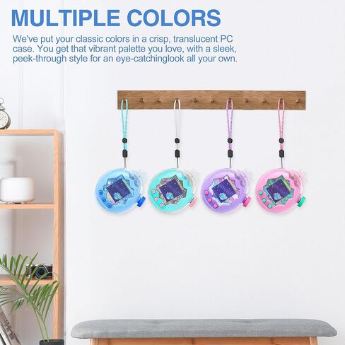 for Tamagotchi Paradise Clear Case and Replacement Lid Set, Ideal for DIY Fans, Collectors and Display, for Paradise Tamagotchi Accessories, with Lanyard (No Device/Film) in Kuwait