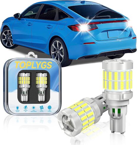 912 921 Bulb Fit For Ford 2008-2020 Escape Reverse Light Bulb, 6000K Cool White, Super Bright OEM T15 LED Bulb Replacement, 360° Illumination with HD Projector, Pack of 2 in Saudi Arabia