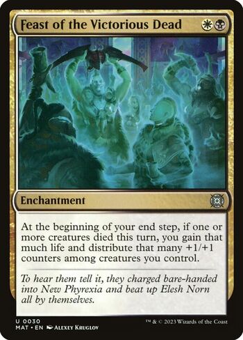 Generic MTG - Feast of The Victorious Dead (030) - March of The Machine: The Aftermath in Saudi Arabia