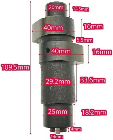 5GH-12171-00-00 Camshaft for YMH RHINO 450 Grizzly 400 Kodiak 400 450 Wolveri 450 YXR450F YFM400 YFM400FA YFM400A in Saudi Arabia