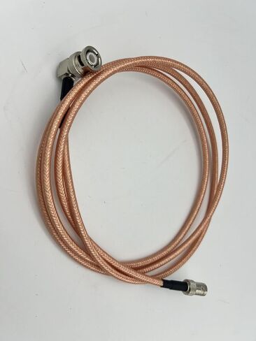 BNC Female to BNC Male 90 Degree Angle RG400 Low Loss Double Shielded Coax Cable (5 ft) in Saudi Arabia