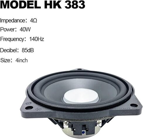 ل BMW E60 E61 E63 E64 E65 E66 F07 F01 F02 F03 X3 E83 X5 E70 X6 E71 E72 3 5 7 سلسلة مركز الموسيقى الخلفية مكبرات الصوت متوسطة المدى القرن (1-HK-MIDHORN-383) in Kuwait
