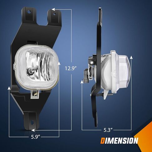 مجموعة مصابيح الضباب Nilight متوافقة مع 2005-2016 Ford 2005-2015 Lincoln 2010-2015 Honda 2010-2016 Acura 2005-2015 Nissan 2010-2016 Subaru 2009-2013 سوزوكي، ضمان لمدة عامين in Saudi Arabia