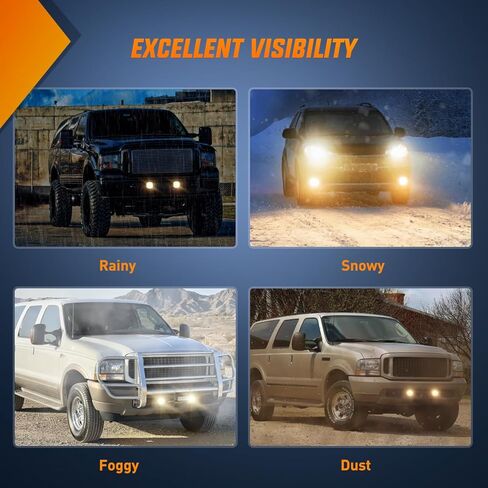 مجموعة مصابيح الضباب Nilight متوافقة مع 2005-2016 Ford 2005-2015 Lincoln 2010-2015 Honda 2010-2016 Acura 2005-2015 Nissan 2010-2016 Subaru 2009-2013 سوزوكي، ضمان لمدة عامين in Saudi Arabia