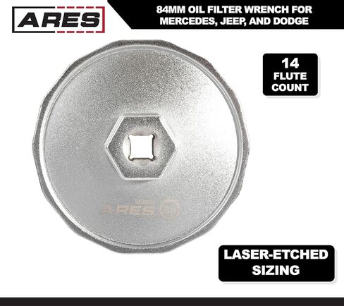 مفتاح فلتر الزيت ARES 56012-64 مم لمحركات تويوتا ولكزس وسيون 2.0 إلى 5.7 لتر - محرك 3/8 بوصة 14 مفتاح فلوت - إزالة فلاتر الزيت بسهولة in Kuwait