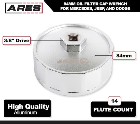 مفتاح فلتر الزيت ARES 56012-64 مم لمحركات تويوتا ولكزس وسيون 2.0 إلى 5.7 لتر - محرك 3/8 بوصة 14 مفتاح فلوت - إزالة فلاتر الزيت بسهولة in Kuwait