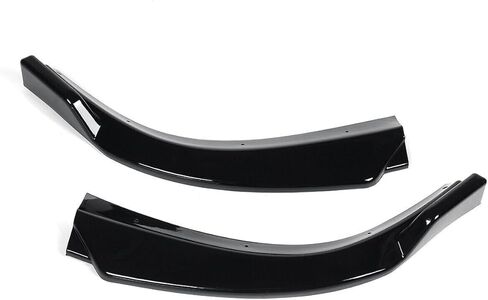 جناح ممتص الصدمات الأمامي متوافق مع مرسيدس C-Class C250/ C300/ C350/ C204/ W204 2011-2014 (الموديلات الرياضية فقط)، ملحقات خارجية لمجموعة هيكل الذقن الهوائية 3 قطع باللون الأسود اللامع in Saudi Arabia