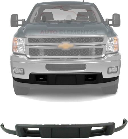 Front Bumper Lower Valance Air Deflector Textured Black for 2011-2014 Chevrolet Silverado 2500HD 3500HD Direct Replacement 19370763 in Saudi Arabia
