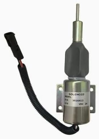 24V 3926412 SA-4257-24 RE516083 Fuel Shutoff Stop Solenoid Valve for 8.3L 6CT Engine 1185 2054 2056 2066 2058 6610 120 160LC 200LC 230LC 270LC 670C 672CH 624H in Saudi Arabia