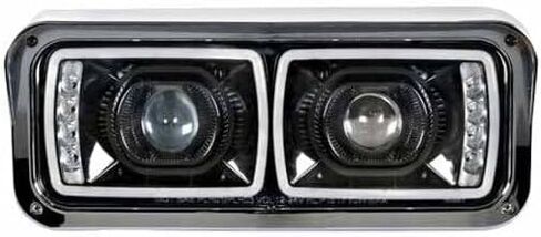 استبدال الدقة التقنية لـ WESTERN STAR HD 4900FA YEAR 2024 4X6IN LED وظيفة مزدوجة تعتيم الإسقاط المصباح الأمامي جانب الركاب in Saudi Arabia