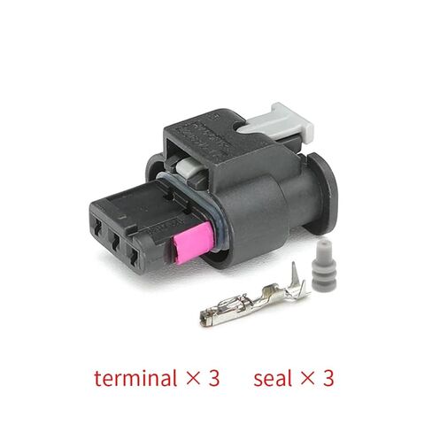 3Pin 1-1718644-1 1-1703494-1 Male Female Automotive Waterproof Connector 1.2mm Cable Connectors Reversing Plug KLOOKY(Female Set) in Saudi Arabia