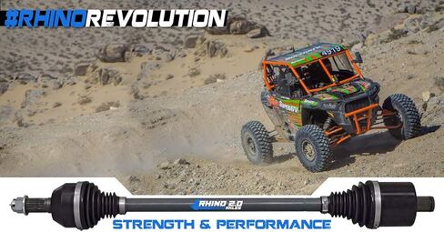 SuperATV Heavy Duty Rhino 2.0 محور طول المخزون لـ Polaris RZR 4 900 (2015-2018) - أمامي - أقوى مرتين من المخزون in Saudi Arabia