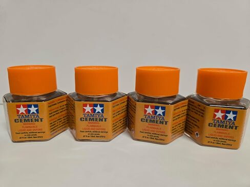 4 Pack Compatible with Tamiya 87012 Cement Plastic Model Glue 20 ml Modeling in Saudi Arabia