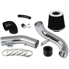 Black Air Intake Kit + Filter Compatible with 05-10 Cobalt 2.2L L4 / 05-08 Cobalt SS 2.4L L4 in Saudi Arabia