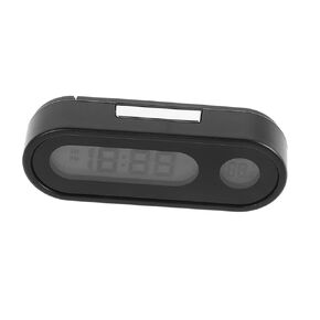 Small Clock with Backlight Temperature Display Mini Electronic Dashboard Clock Portable and Temperature Monitor for Vehicle Use in Kuwait