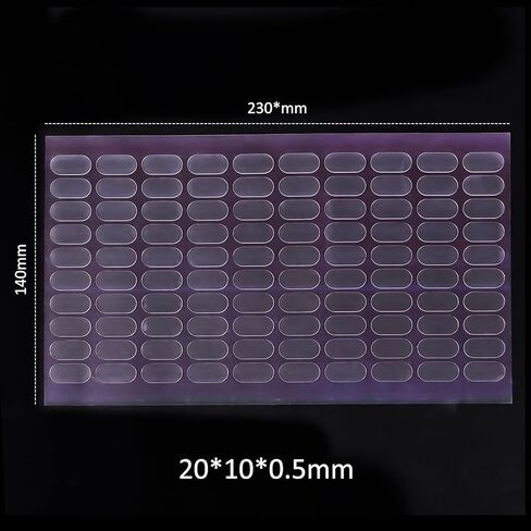 100 Pcs Stickers, Clear Removable Mounting Double Sided Sticky Tack for Wall Hanging, Balloons, Festival, Non-Marking Sticky Dots for Home, Office in Saudi Arabia