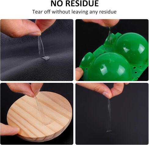 100 Pcs Stickers, Clear Removable Mounting Double Sided Sticky Tack for Wall Hanging, Balloons, Festival, Non-Marking Sticky Dots for Home, Office in Saudi Arabia