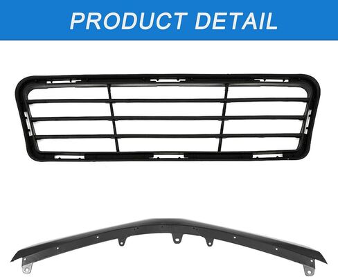 6Pcs Front Bumper Lower Grille Grill Compatible with 2012 2013 2014 Toyota Camry SE, Black Hood Mesh Grill, Front Bumper Upper Lower Grille & Fog Lights Cover Bezel, TO1036129,TO1200354 in Saudi Arabia