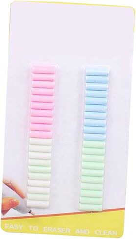 160pcs Electric Eraser Replacement Refills for Mechanical Pencils Comfortable Pencil Eraser Refills for Art Students Teachers Drawing Lovers Easy to Use and Replace Random Color in Saudi Arabia