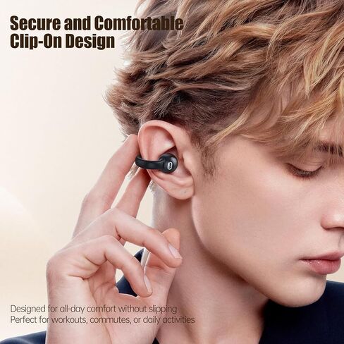 سماعات أذن لاسلكية، سماعات أذن بشاشة عرض رقمية LED تعمل لمدة 50 ساعة مع سماعة بلوتوث 5.3، سماعات مقاومة للماء IPX7 للجري/التمرين، أرجواني in Kuwait