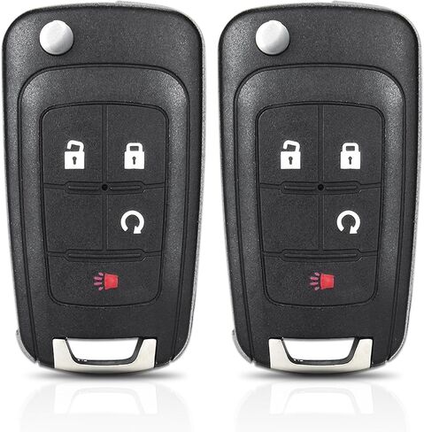 استبدال مفتاح السيارة القابل للطي يناسب 2010-2019 GMC Terrain/14-18 Buick Encore/10-19 Equinox/16-19 Impala/12-17 Sonic OHT01060512، V2T01060512، قطعة واحدة in Saudi Arabia