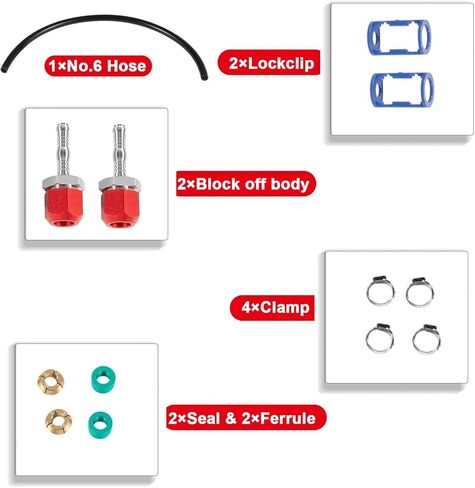800-673 A/C Line Splice Kit With No.6 Hose For 5/16'' Hose to Hard Lines Repair,A/C Air Conditioning Repair Splice Connector Kit in Saudi Arabia