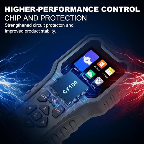 ماسح ضوئي obd2، قارئ أكواد احترافي لفحص ضوء المحرك/إعادة ضبط ضوء الزيت، أداة تشخيص الماسح الضوئي obd 2، أدوات مسح سريعة ودقيقة للسيارة 1996+، شاشة ملونة مقاس 2.8 بوصة in Kuwait
