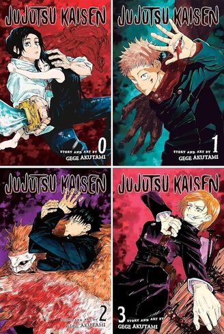 Jujutsu Kaisen Complete Manga Series Set (Vol. 0–28) — 29 Books Collection by Gege Akutami in Kuwait