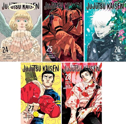 Jujutsu Kaisen Complete Manga Series Set (Vol. 0–28) — 29 Books Collection by Gege Akutami in Kuwait