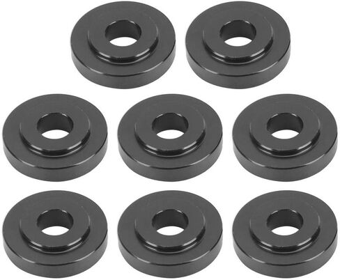 KIMISS Shifter Base Bushing,8pcs Aluminum Auto Car Shifter Bushing Set Kit(Black) in Saudi Arabia