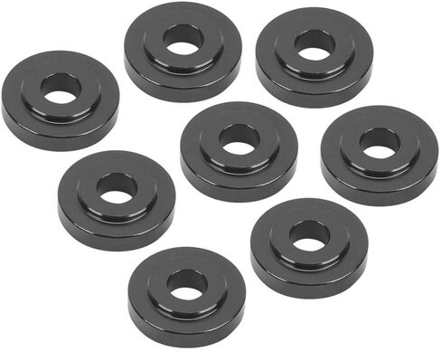 KIMISS Shifter Base Bushing,8pcs Aluminum Auto Car Shifter Bushing Set Kit(Black) in Saudi Arabia