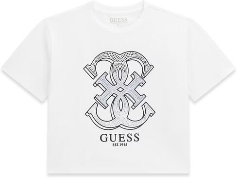 GUESS Girls' Short Sleeve Midi T-Shirt in Saudi Arabia