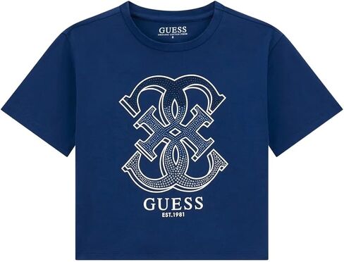 GUESS Girls' Short Sleeve Midi T-Shirt in Saudi Arabia