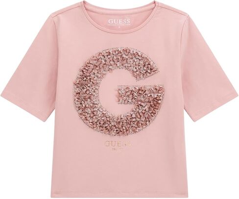 GUESS Girls' Short Sleeve Midi T-Shirt in Saudi Arabia