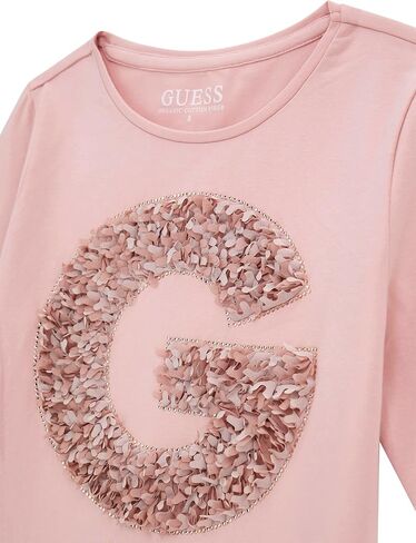 GUESS Girls' Short Sleeve Midi T-Shirt in Saudi Arabia