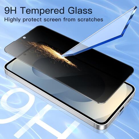 JETech Privacy Screen Protector for Samsung Galaxy S24 Ultra 5G 6.8-Inch, Anti-Spy Tempered Glass Film with Easy Installation Tool, Fingerprint Unlock Compatible, 2-Pack in Saudi Arabia