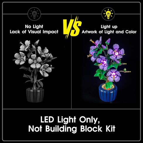LED Light for Lego 10348 Japanese Red-Maple Bonsai Tree Set, Light Kit Compatible with Lego 10348 Building Blocks Model, Not Included The Model Set in Saudi Arabia