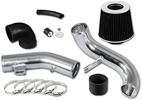 Black Air Intake Kit + Filter Compatible with 05-10 Cobalt 2.2L L4 / 05-08 Cobalt SS 2.4L L4 in Saudi Arabia