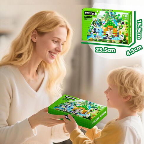 150PCS Magnetic Building Blocks Set Toys, Kids Classroom Magnet Blocks Toy for Toddlers STEM Learning, Construction Stacking Toy for Kids Boys and Girls Christmas Birthday Gifts in Kuwait