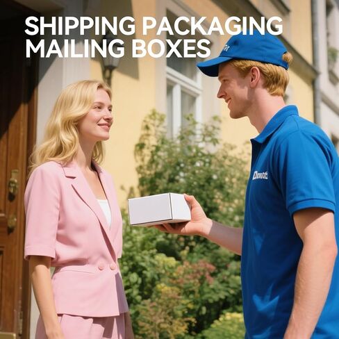 10 Pack 6x4x3" Small Shipping Boxes, Brown Corrugated Cardboard Boxes for Small Business Mailing, Storage, Gift Packaging in Saudi Arabia