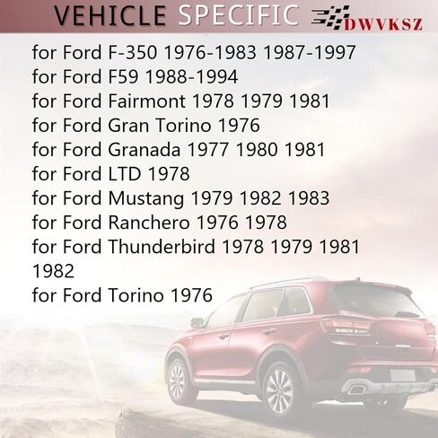 1x خرطوم سخان HVAC يستبدل #87766، 872450C430 للسخان إلى مضخة المياه لفورد جران تورينو 6.6L 1976، لـ F-350 6.9L 1983 1987، لفيرمونت 2.3L 1978، لفيرمونت 3.3L 1979 in Kuwait