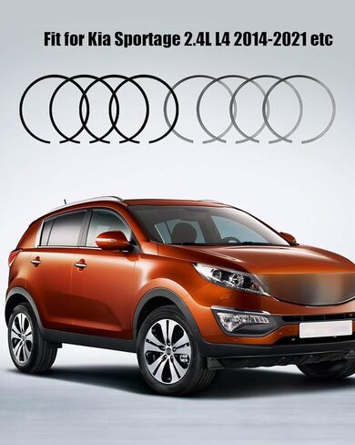 20 Pcs Standard Engine Piston Ring Fit for Kia Optima Sorento Sportage Hyundai Tucson Sonata Santa Fe Sport 2013-2018 Replace 23040-2G510 23040 2G510 in Saudi Arabia