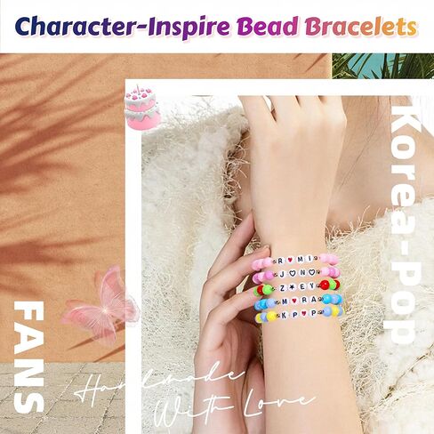 SAVITO Matching Friendship Bracelets Kroean Pop Huntrix Merch Bracelets for Outfit rumi accessories jinu zoey mira Costume Christmas Jewelry Gifts for Girls Kids in Saudi Arabia