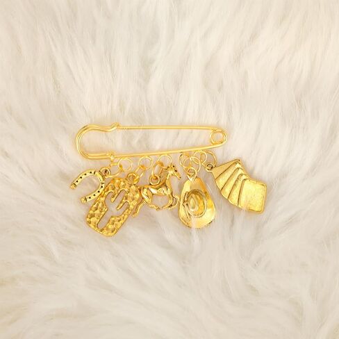 20 Pcs Large Safety Pins Heavy Duty 1.96 x 0.59 inch Safety Pins Brooch with 5 Loops Brooch Pins for Crafts Blankets Skirts Knitted Fabric Women Gold Silver Antique Bronze Rose Gold in Saudi Arabia