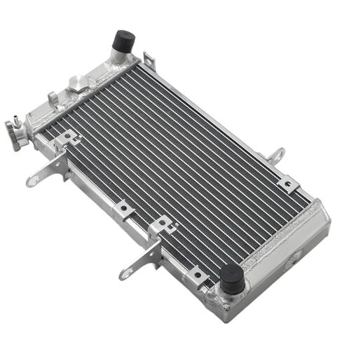 BIKINGBOY DL 1000 V-Strom 02 03 04 05 06 07 08 09 10 11 12 Engine Radiator Cooling Water Cooler Aluminium Alloy Core Polished in Saudi Arabia