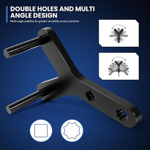 Lower Control Arm Prying Tool Kit,1/2" Drive Suspension Removal Tool,Specialty Bushing Tool with 2 Pry Bar Wrench Adapter Head & Extension Poles,3PCS in Saudi Arabia